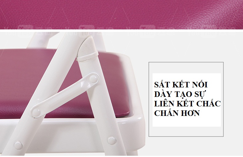 Ghế xếp mặt nệm cao cấp VIMOS