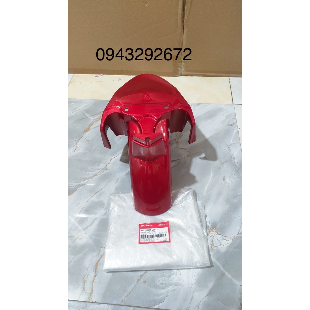 Dè (Chắn Bùn Trước) Vision 125 (2014 > 2019) Đỏ Tươi *R340C* Honda (61110K44V00ZG)