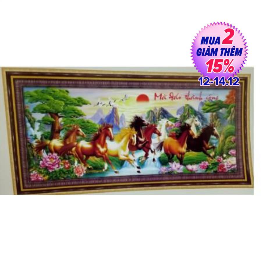 Tranh Đính Đá 5D - Mã Đáo Thành Công Siêu Thị Tranh Thêu
