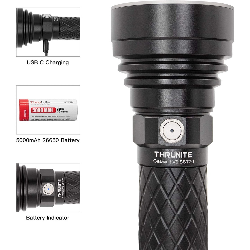 THRUNITE CATAPULT V6 SST70 ĐÈN PIN [Chính Hãng] [Bảo hành 1 năm]