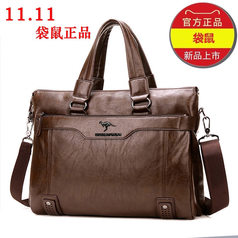 The kangaroo leather men s bags leather for men s handbags cross section