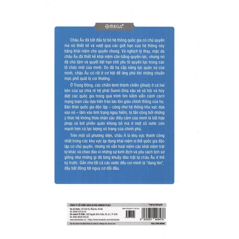 Sách Alphabooks - Trật Tự Thế Giới