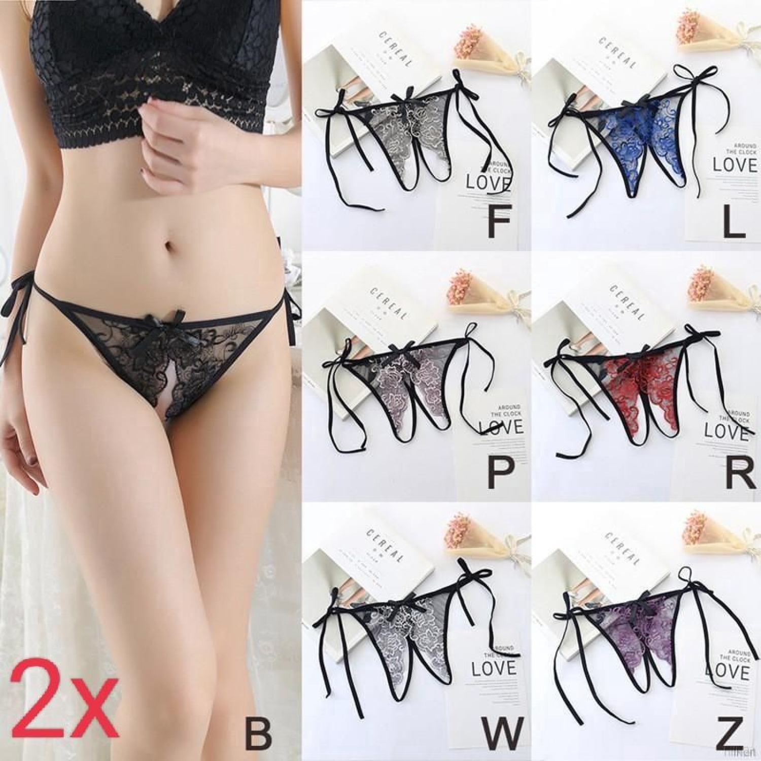 Quần lót lọt khe & xẻ đáy