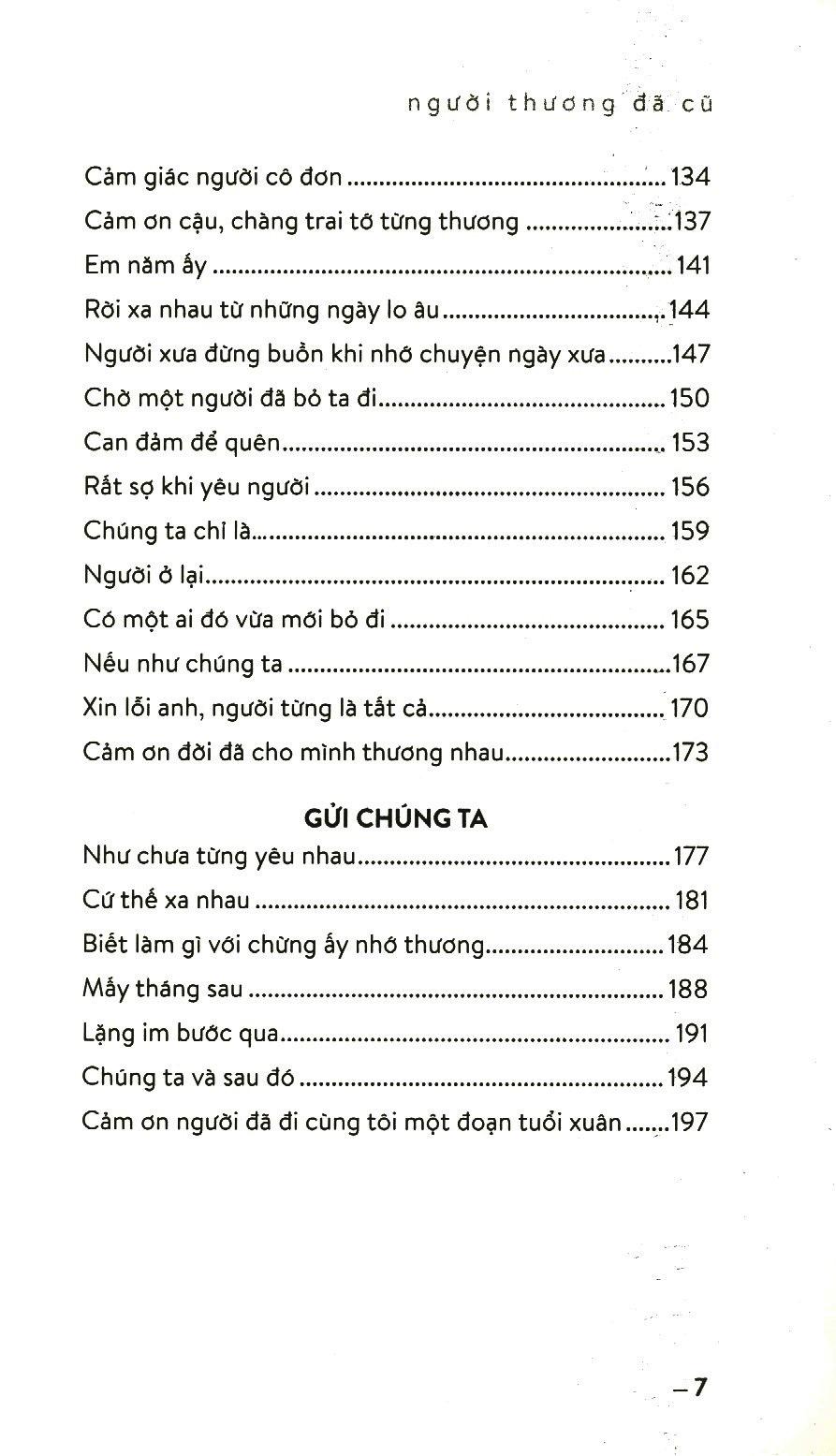 Sách-Người thương đã cũ
