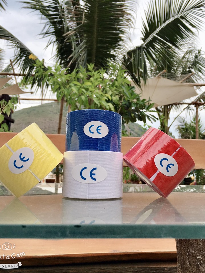 COMBO 2 Cuộn băng dán cơ kinesio logy , trợ cơ cực tốt