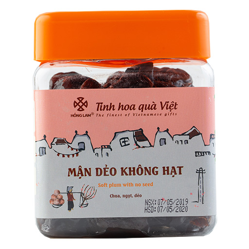 Ô Mai (Xí Muội) Mận Dẻo Không Hạt - Vị Chua Ngọt Dẻo