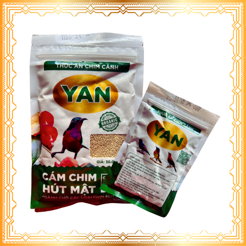 COMBO 2 GÓI Cám YAN dưỡng, cám chim hút mật YAN.