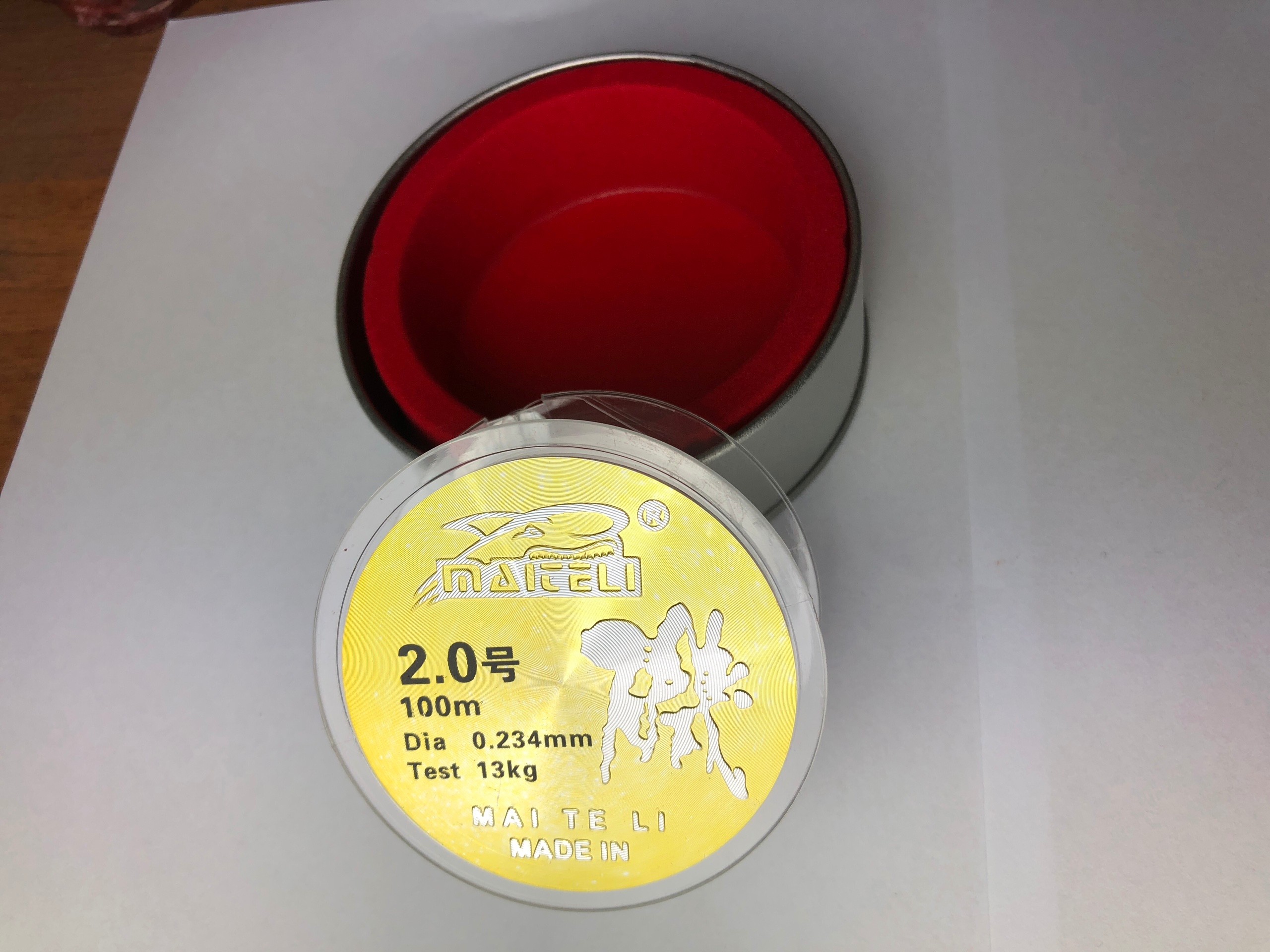 Cước hộp sắt MAITELI dài 100m