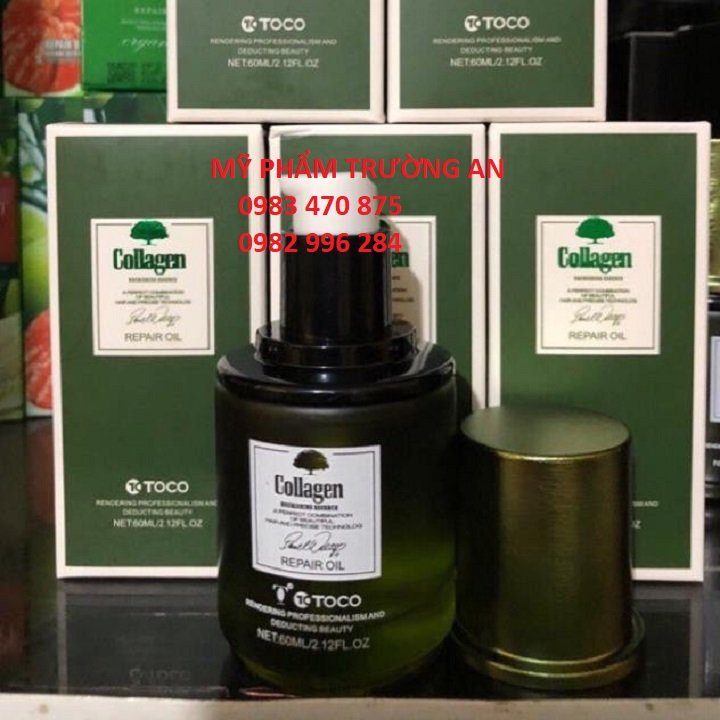 TINH DẦU DƯỠNG TÓC TOCO COLLAGEN 60ML