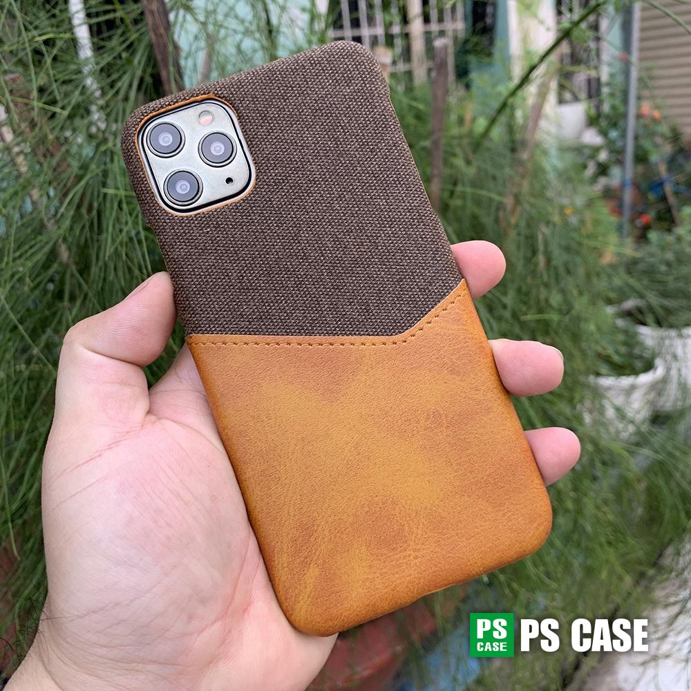 Ốp da vải kiêm ví dành cho iPhone 11 Pro Max - PS Case Phân Phối