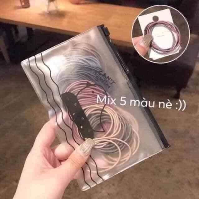 combo 10 dây buộc tóc nữ nhiều màu
