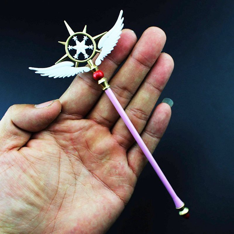 Mô hình mini quyền trượng Sakura Cardcaptor màu hồng