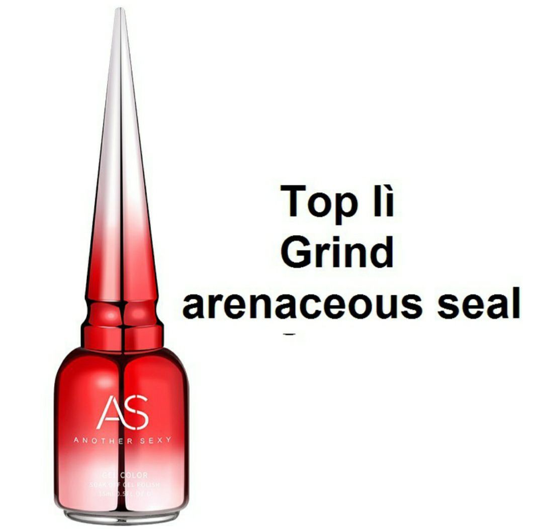 Sơn gel As chai đỏ top lỳ ( top nhám )