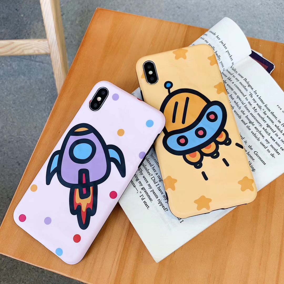 [HCM]Ốp iPhone Tên Lửa Tím iPhone 7Plus/8Plus/X/Xs Max/11/11 Pro Max - ốp iphone
