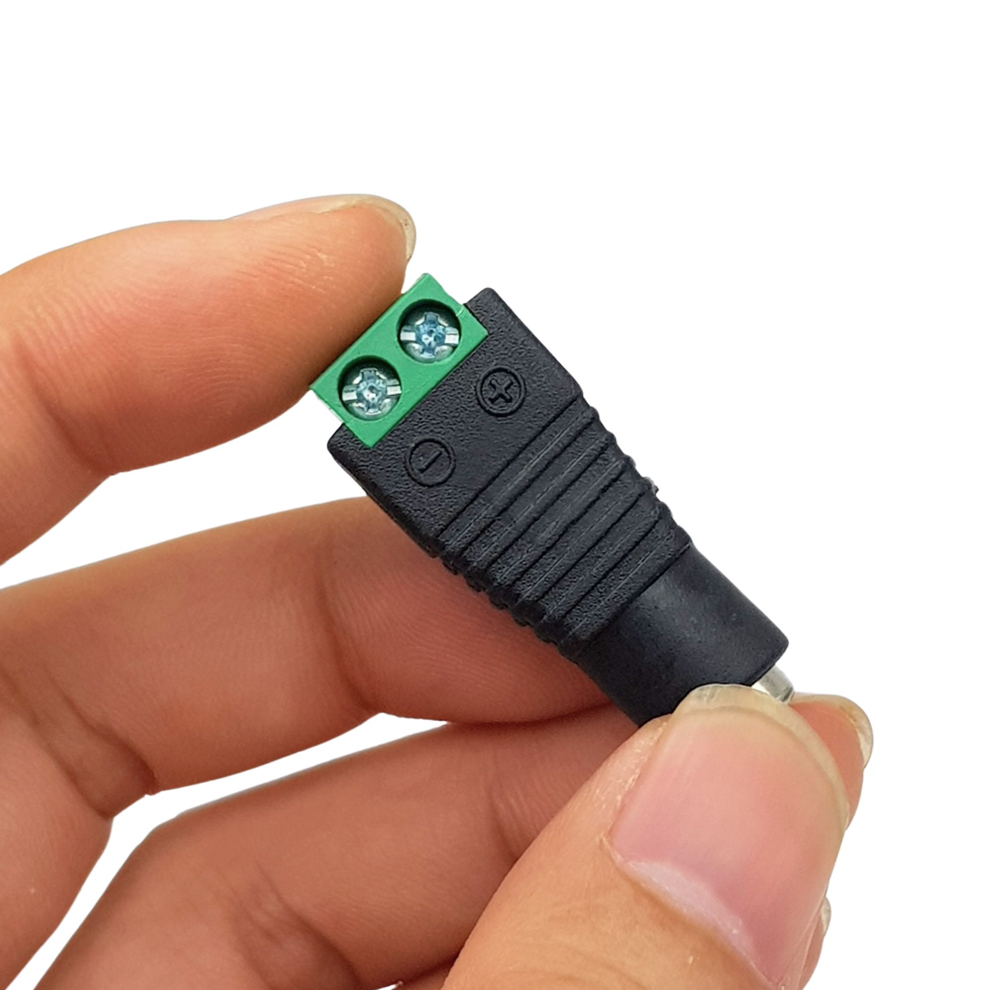Bộ 3 Jack DC cái 5.5*2.1mm đầu ra cổng Domino