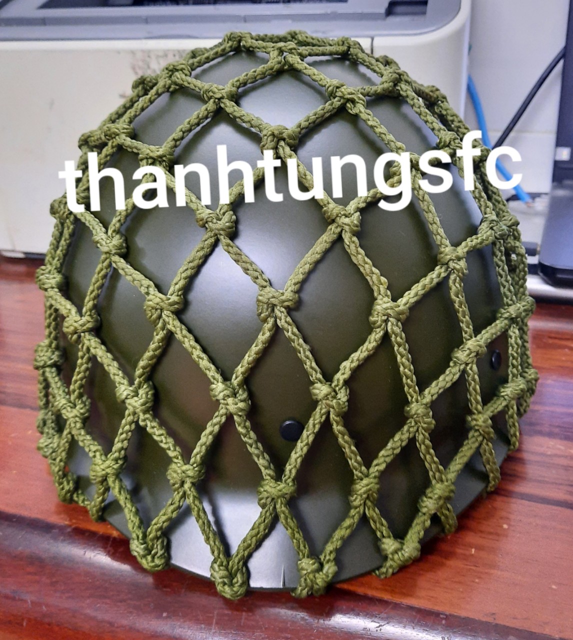 [HCM]nón bảo hiểm lính bọc lưới cao cấp siêu bền