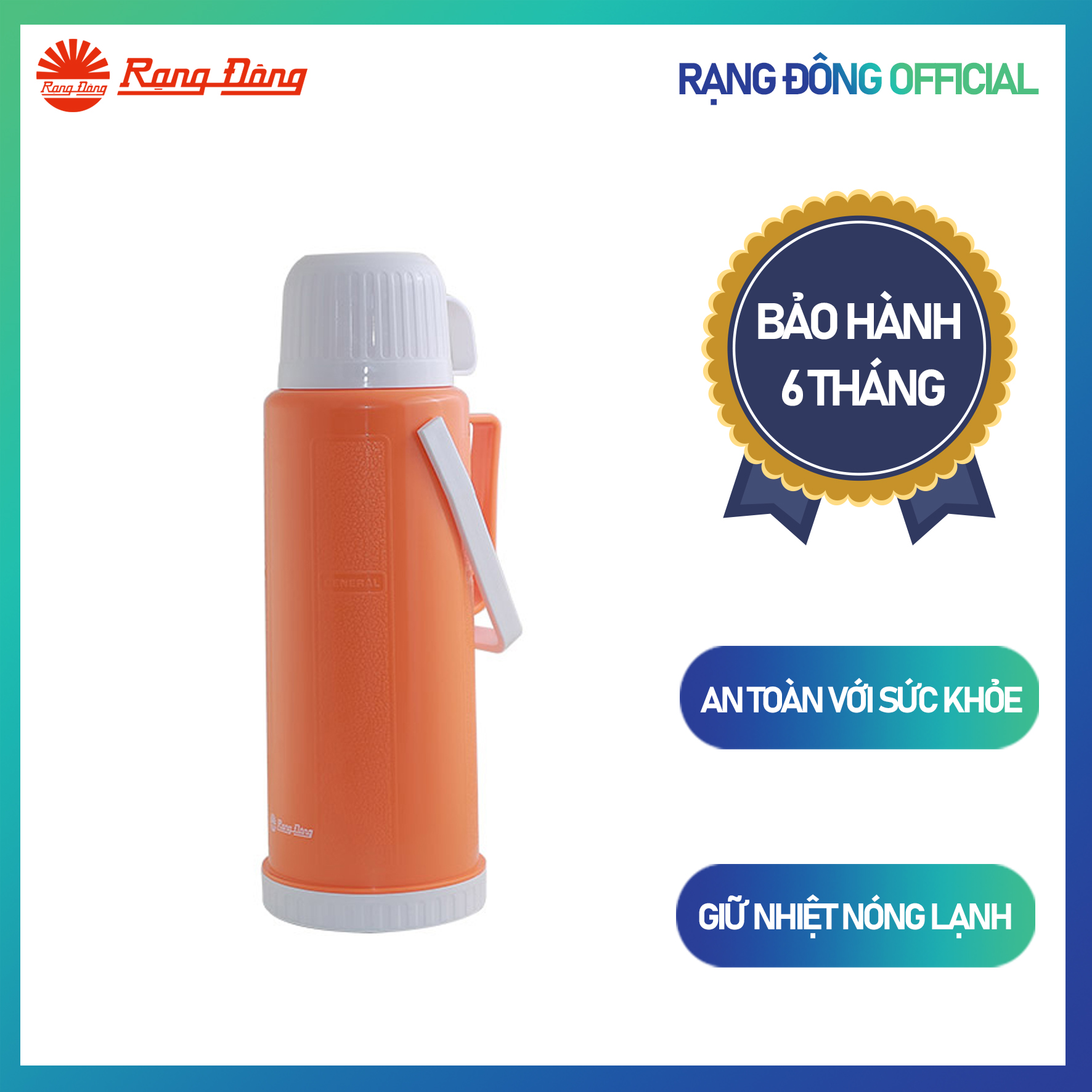 [HCM]Phích nước Rạng Đông RD 2035 N5 (2L) (Màu ngẫu nhiên)