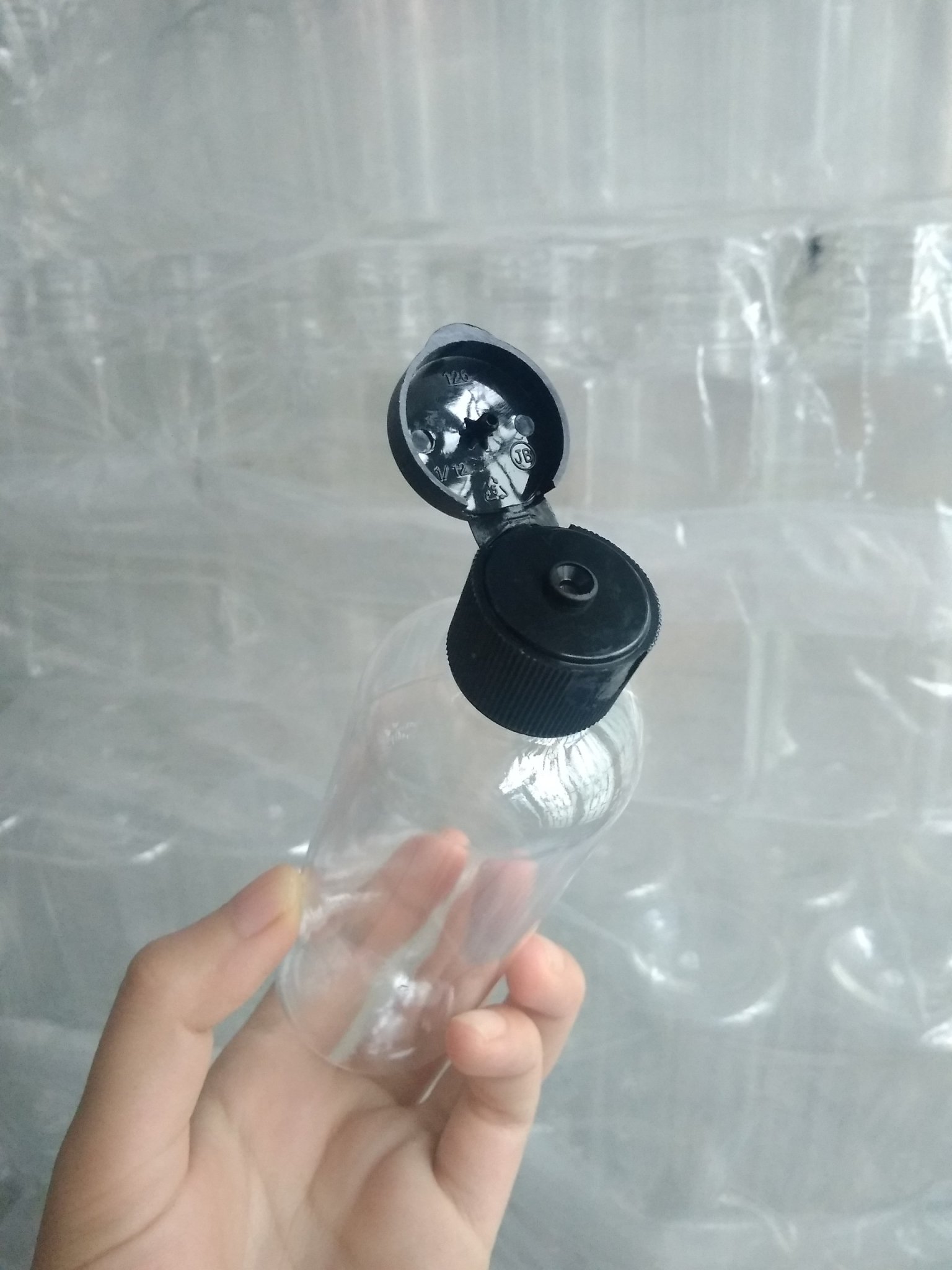 Combo 50 chai nhựa nắp bật 100ml/50ml