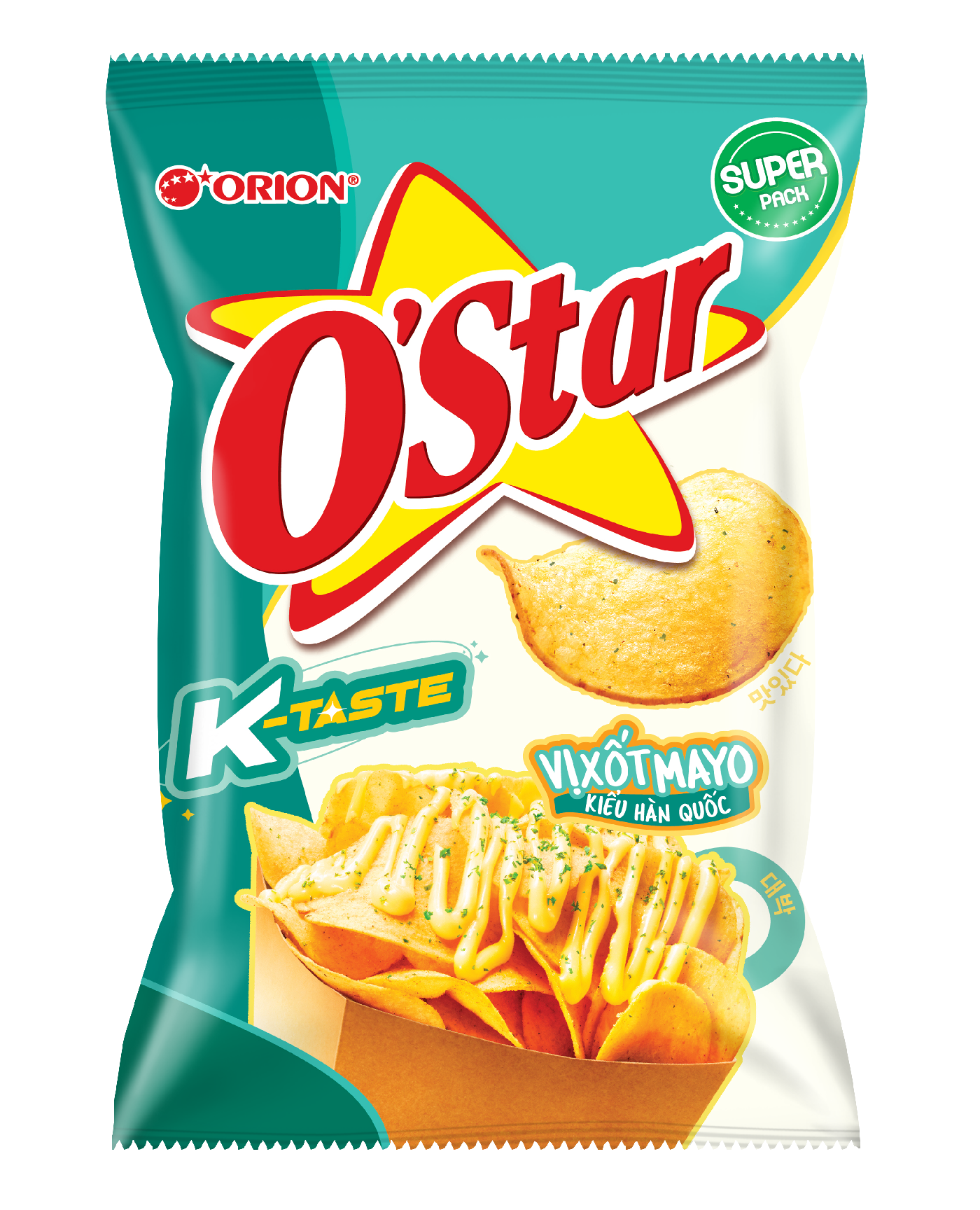 Snack Bimbim Ostar khoai tây đủ các vị gói 60gr - Date luôn mới