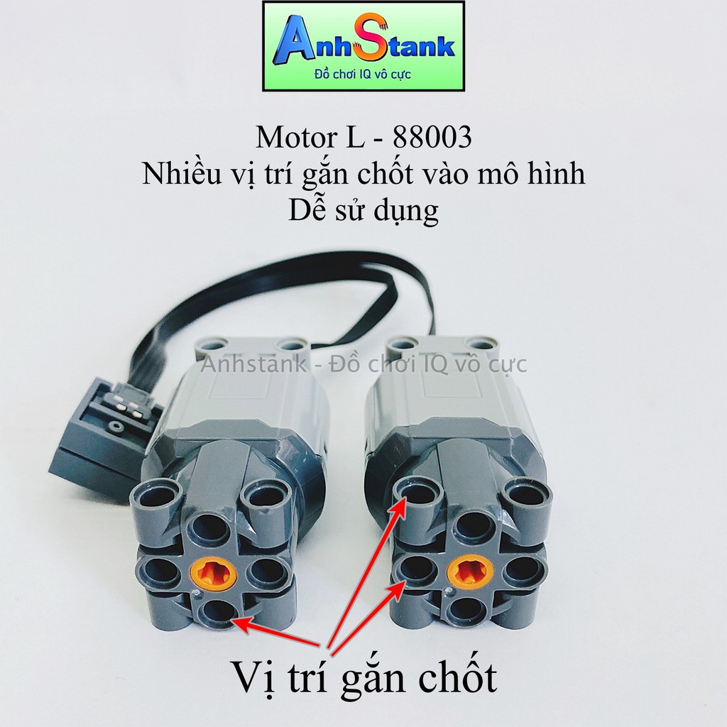 Motor đồ chơi Cỡ L 88003 Tương Thích 9686-Technic-Education