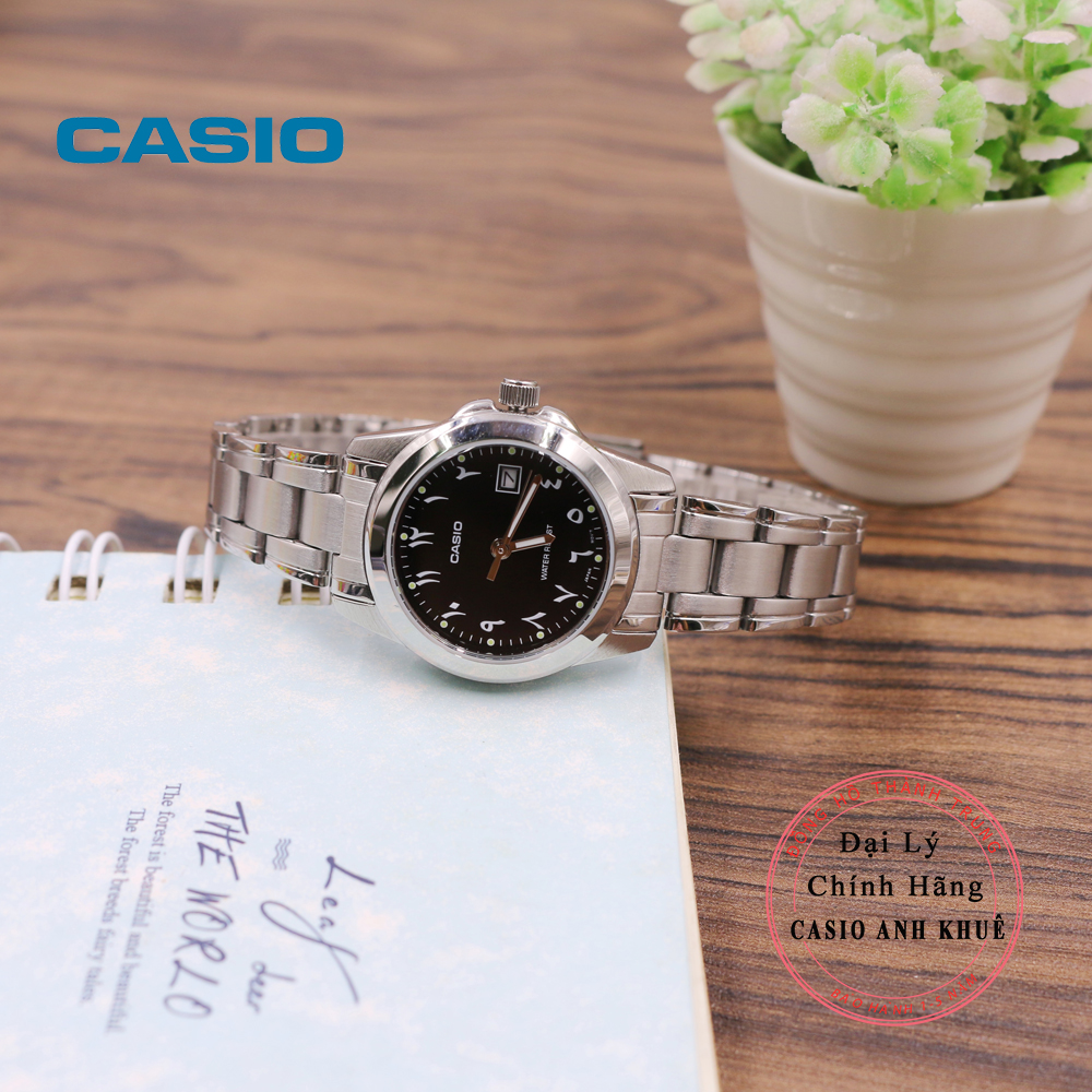 Đồng hồ nữ Casio LTP-1215A-1B3DF dây kim loại