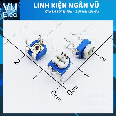 Bộ 5 Biến Trở Tam Giác RM065 5K 500- 100K