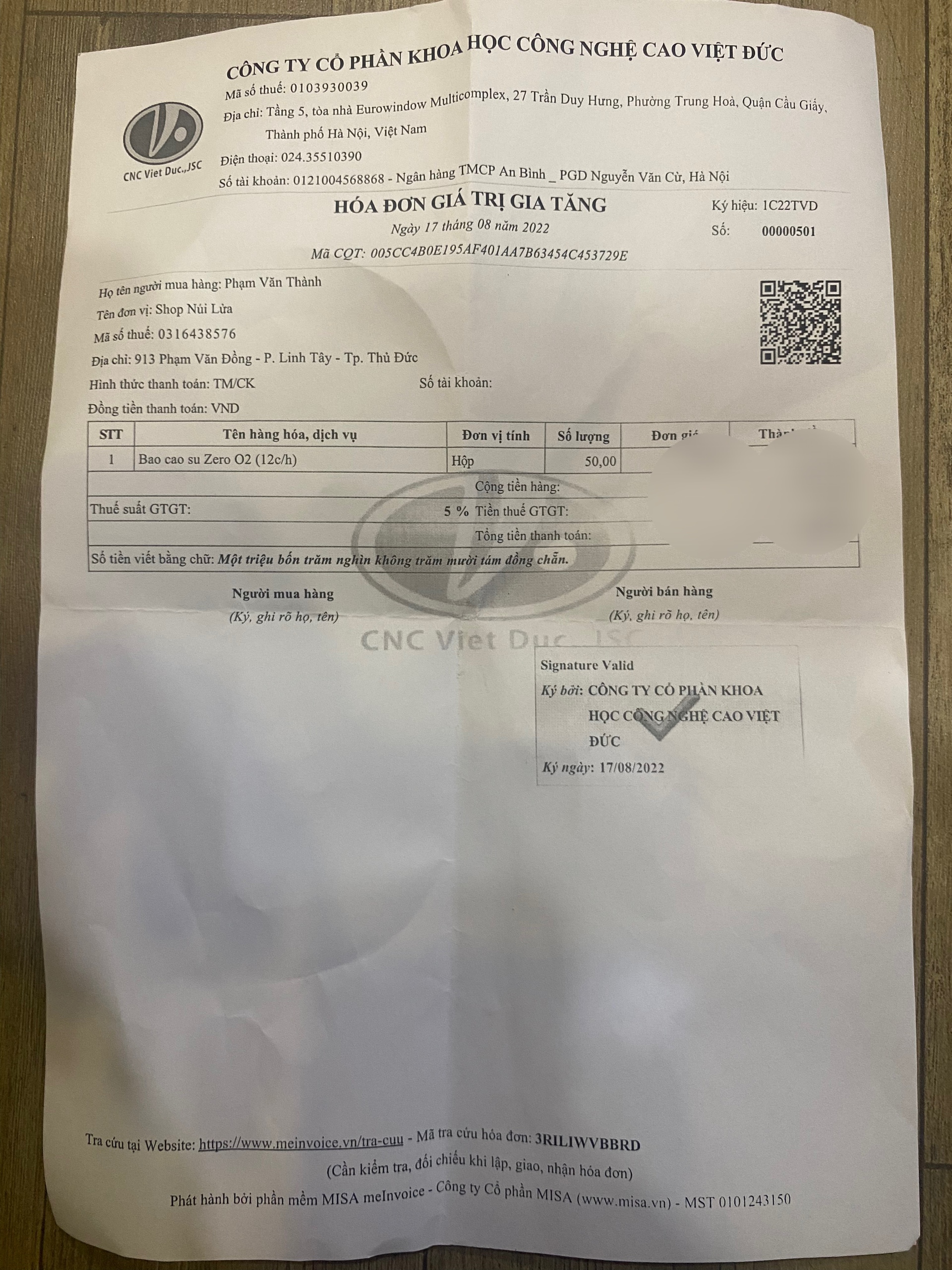 Bao cao su Siêu mỏng Zero-02 - hộp 12 cái