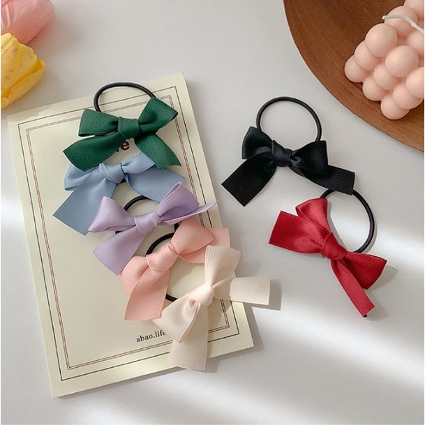 Set 3 Dây Buộc Tóc - Đồ Buộc Tóc Nơ