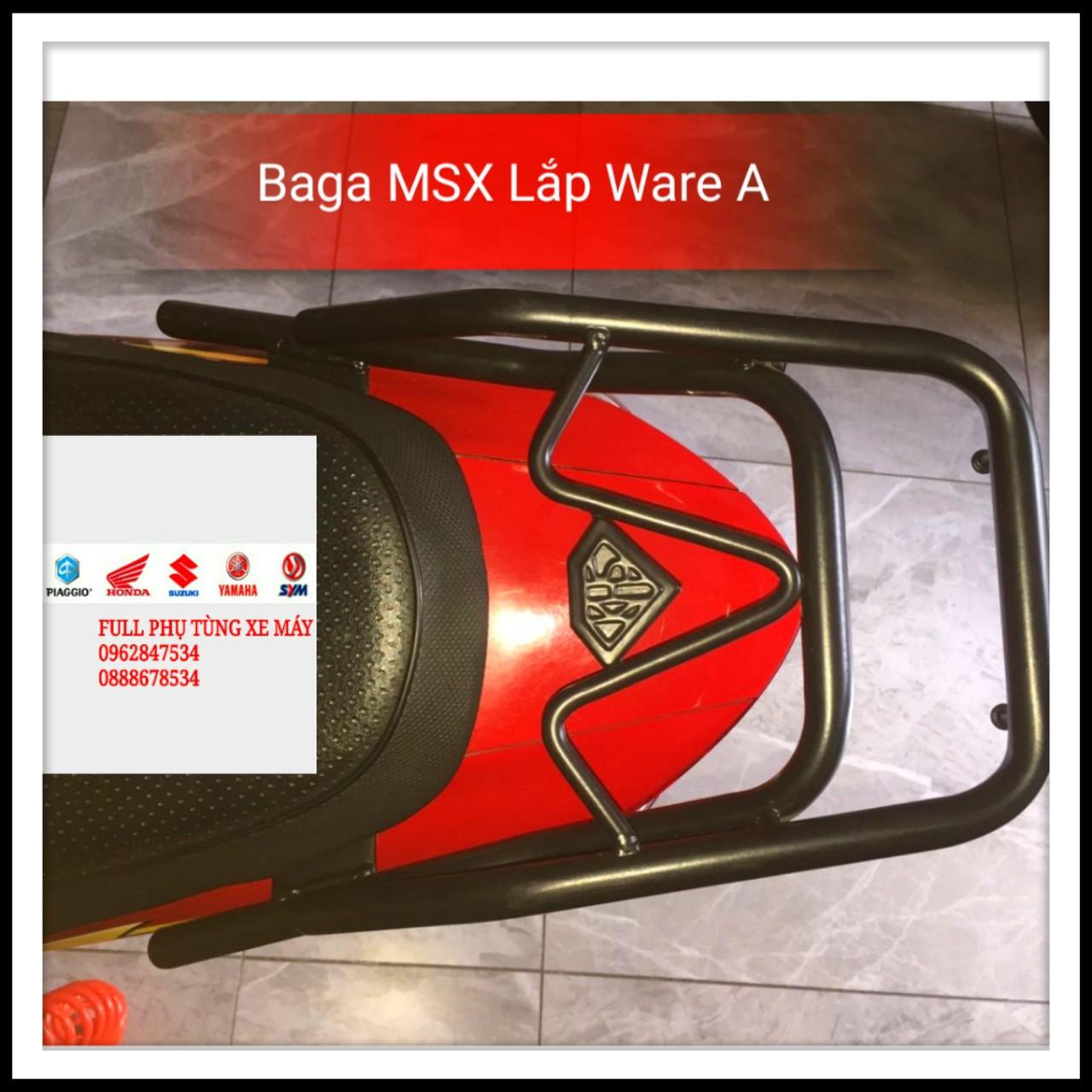 baga sau MSX lắp Ware A RS hầm hố cho xế yêu