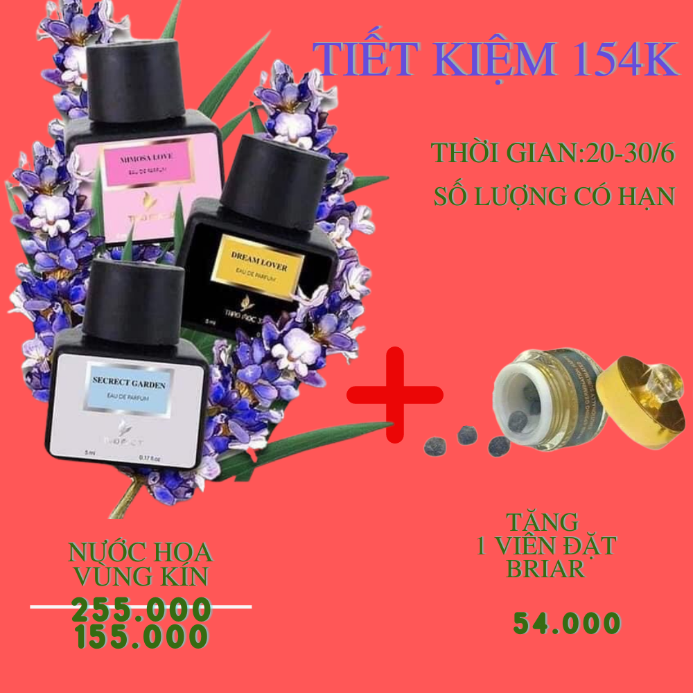 Viên đặt Briar se khít âm đạo, se khít vùng kín, tách lẻ - Che tên sản phẩm HNBEATY