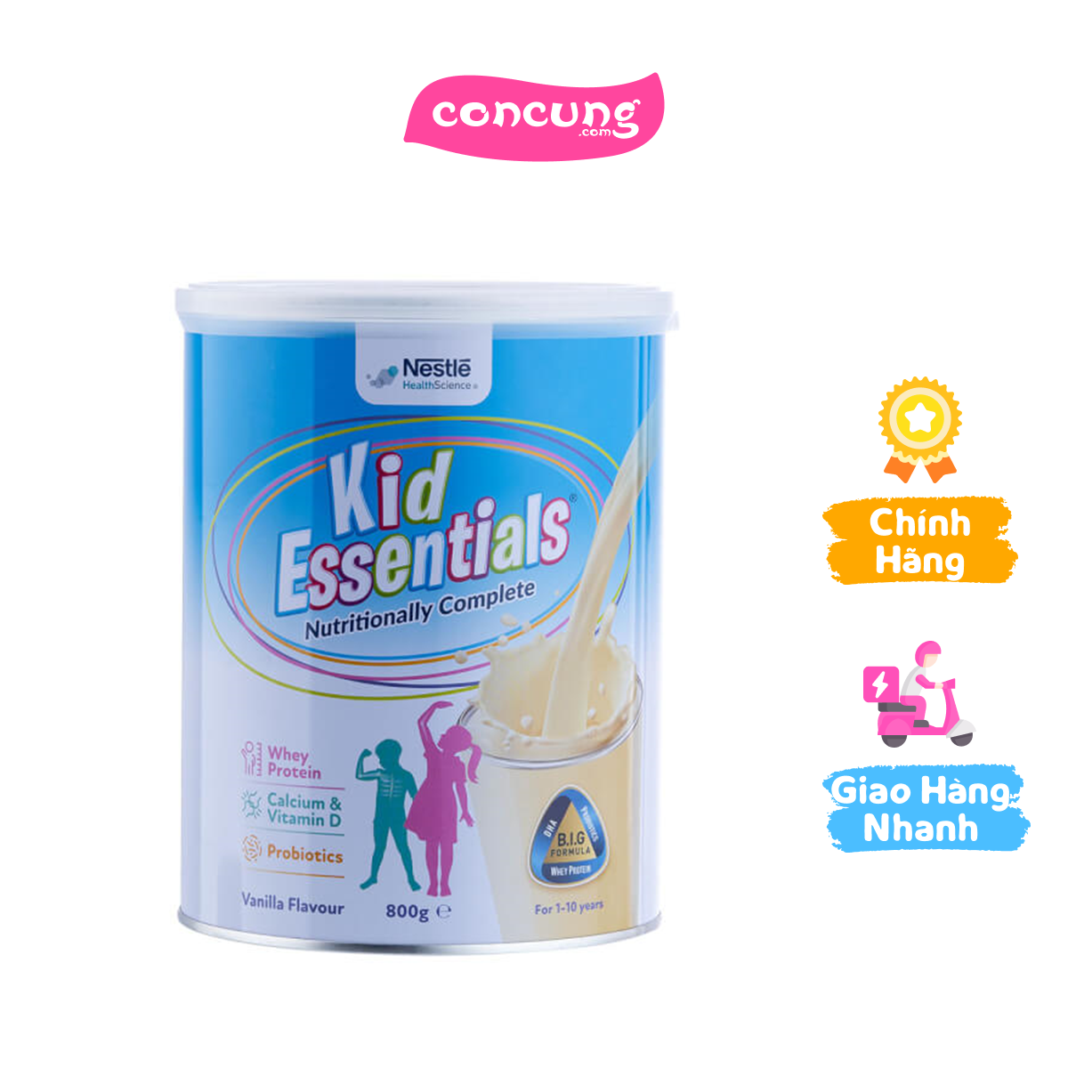 Thực phẩm dinh dưỡng y học Nestle Kid Essentials Nutritionally Complete 800g