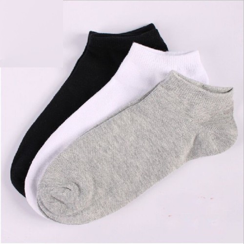 Combo 10 đôi tất vớ trơn cổ ngắn Nam Nữ