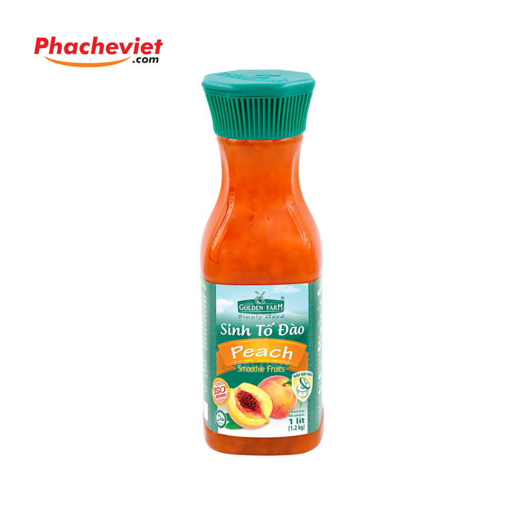 Sinh tố Golden Farm đủ vị trái cây chai 1000ml