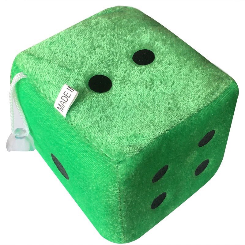 Xúc xắc bọc vải nhung 10cm