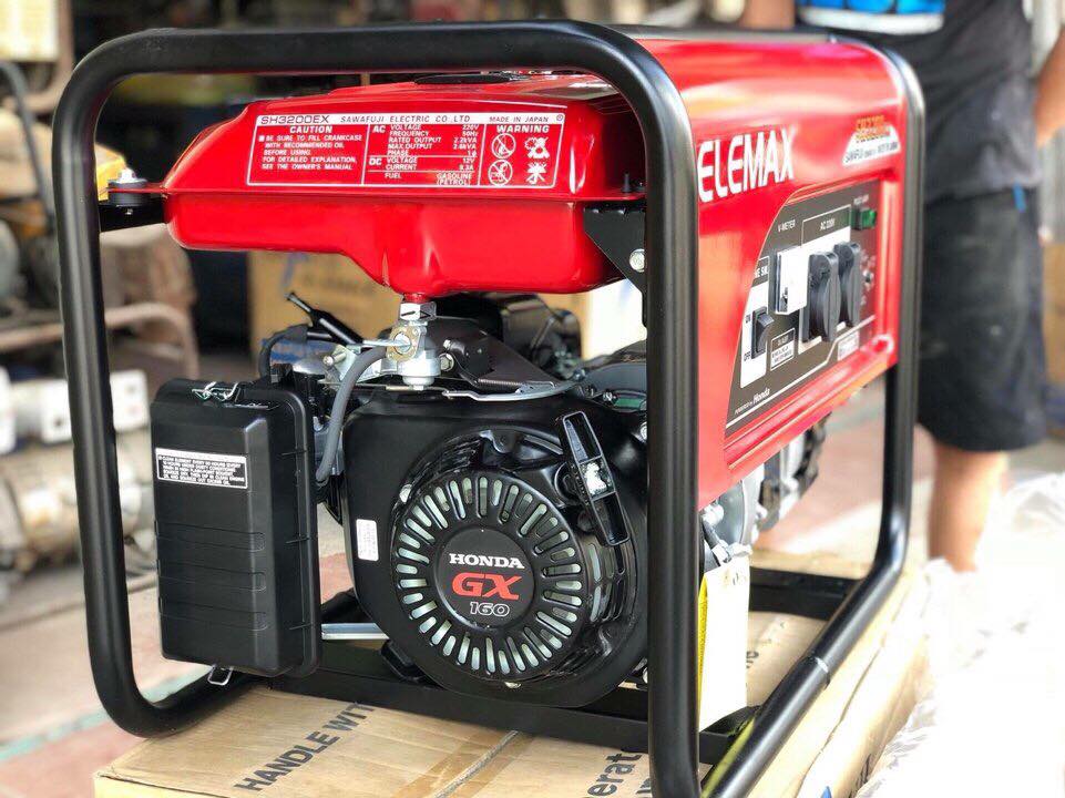 Máy Phát Điện Chạy Xăng 2.2KVA Elemax SH3200EX