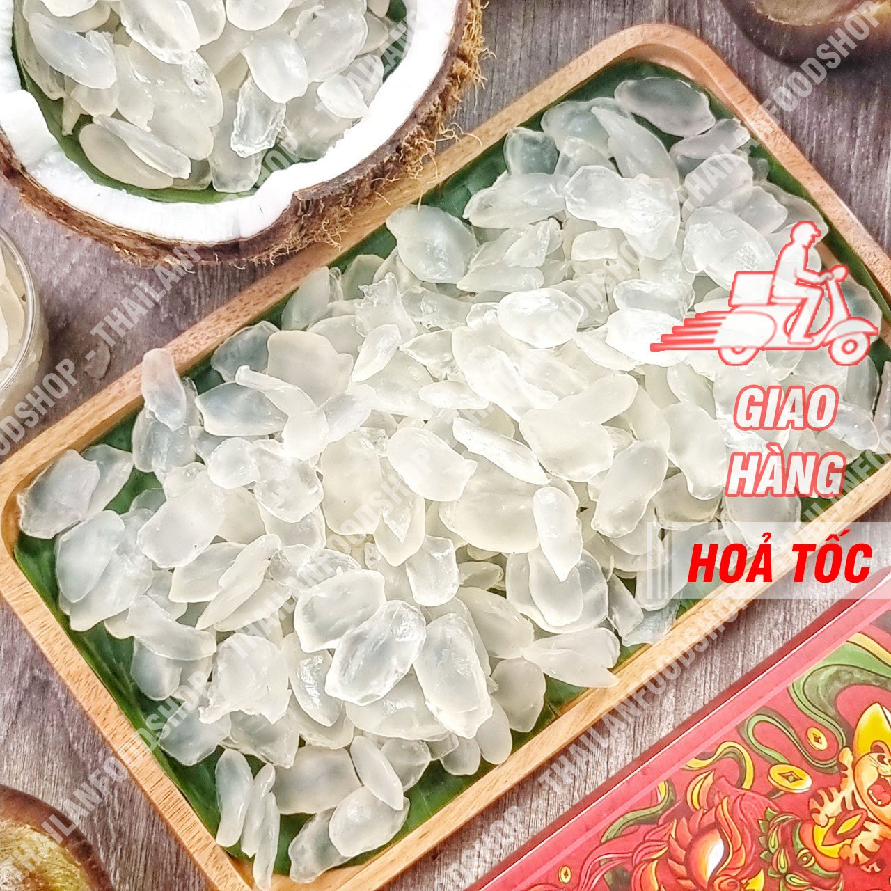 Thốt Nốt Sấy Dẻo Không Đường - Lon 200gr
