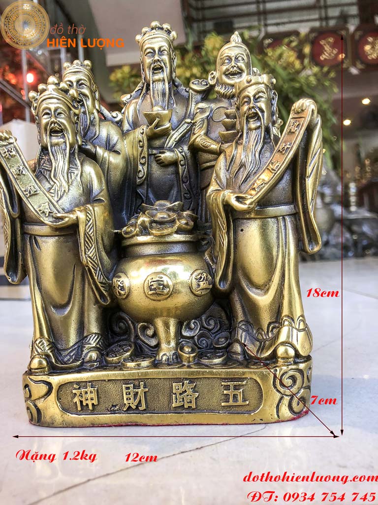 Feng Shui copper feng shui statue 18cm height 1.2kg