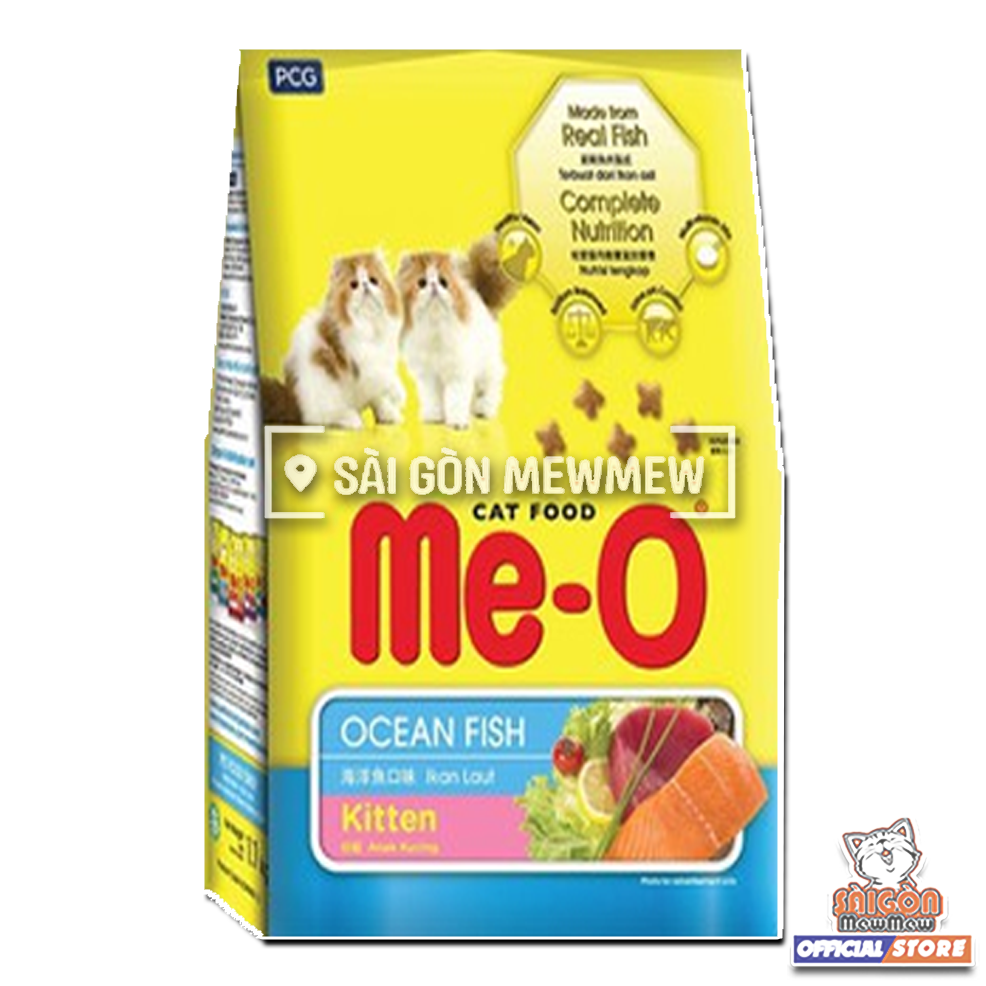 Hạt ME-O KITTEN cho mèo con 400gr vị cá biển & sữa