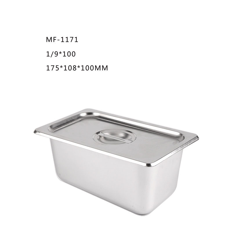 [HCM] Khay Inox Đựng Thạch Topping Trà Sữa 1/9
