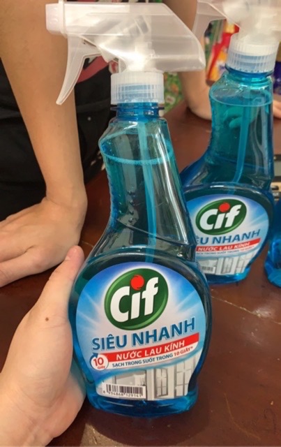 Nước Lau Kính Cif 520ml