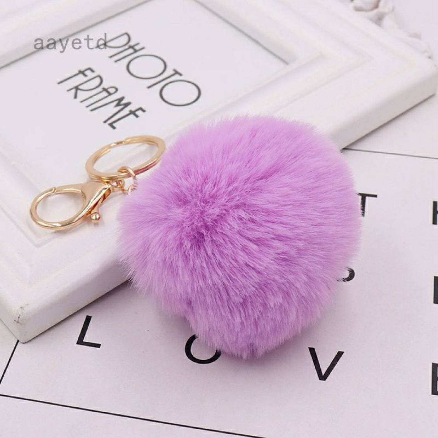 Móc khóa cục bông - hàng quà tặng Refre