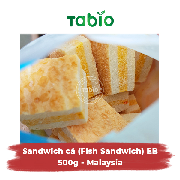 HCM - Sandwich cá (Fish Sandwich) EB - Malaysia -500gram - TABIO