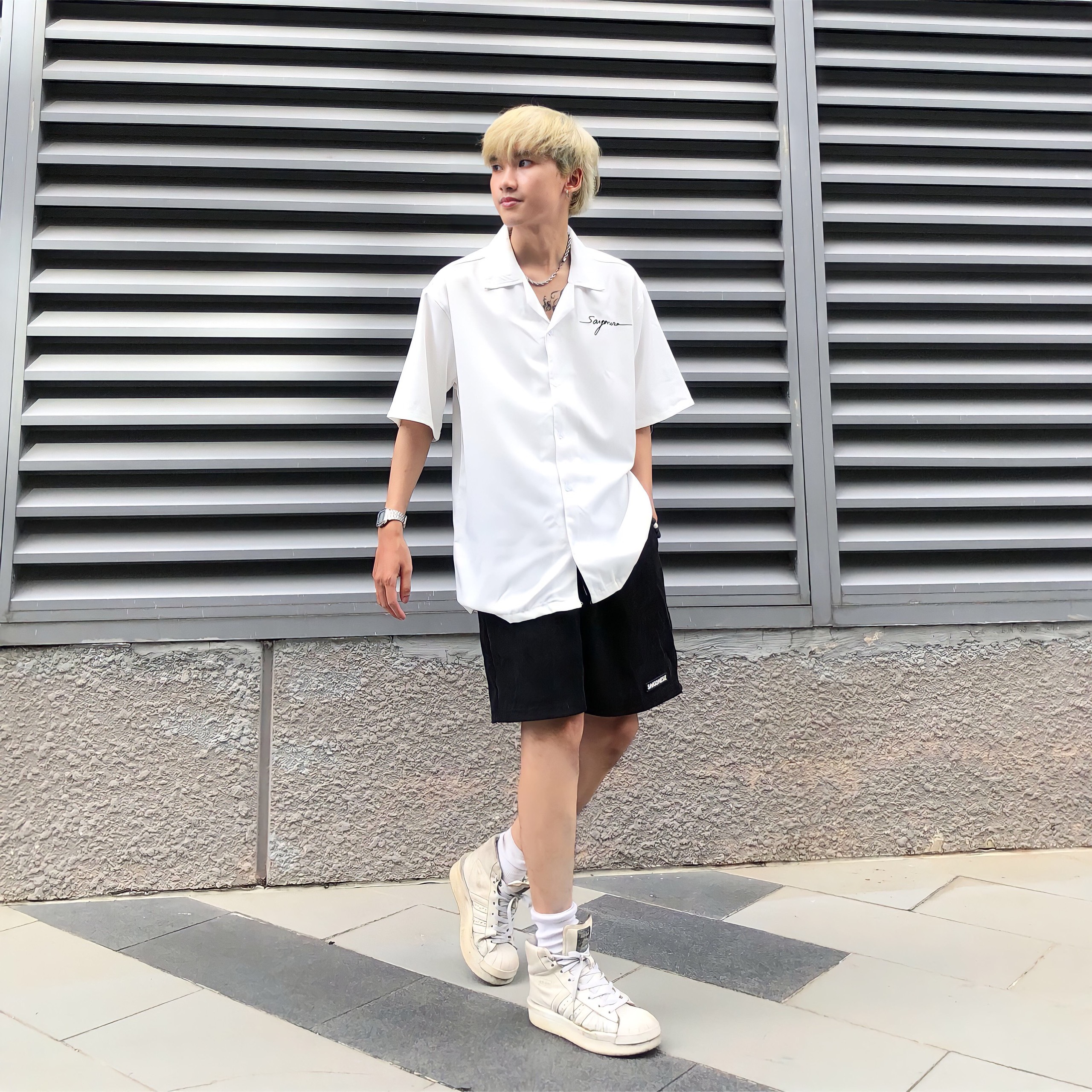 Quần Short Kaki Basic SGES Unisex Nam Nữ