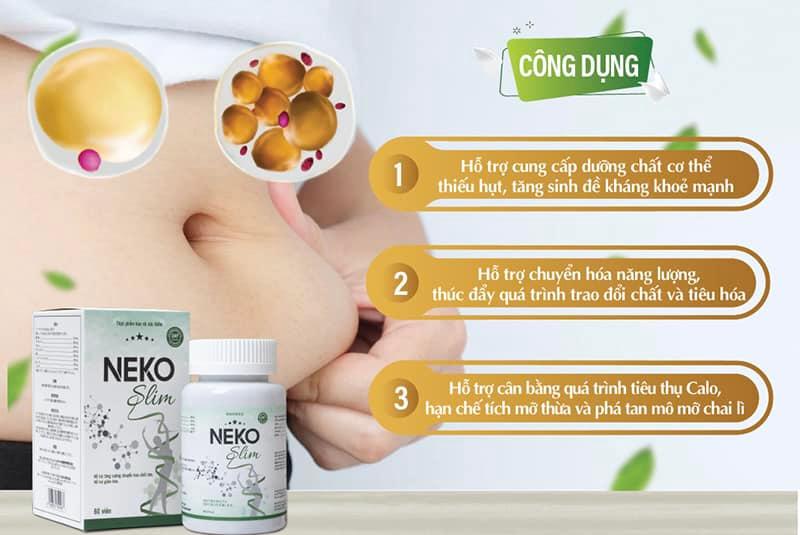 GIẢM CÂN NEKO SLIM 60 VIÊN