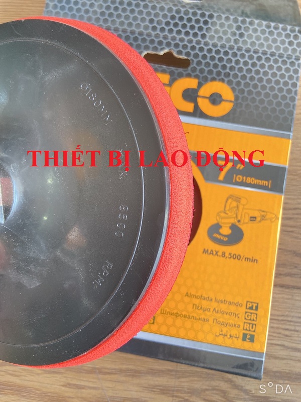 180mm Đĩa cao su đánh bóng INGCO APP0111801