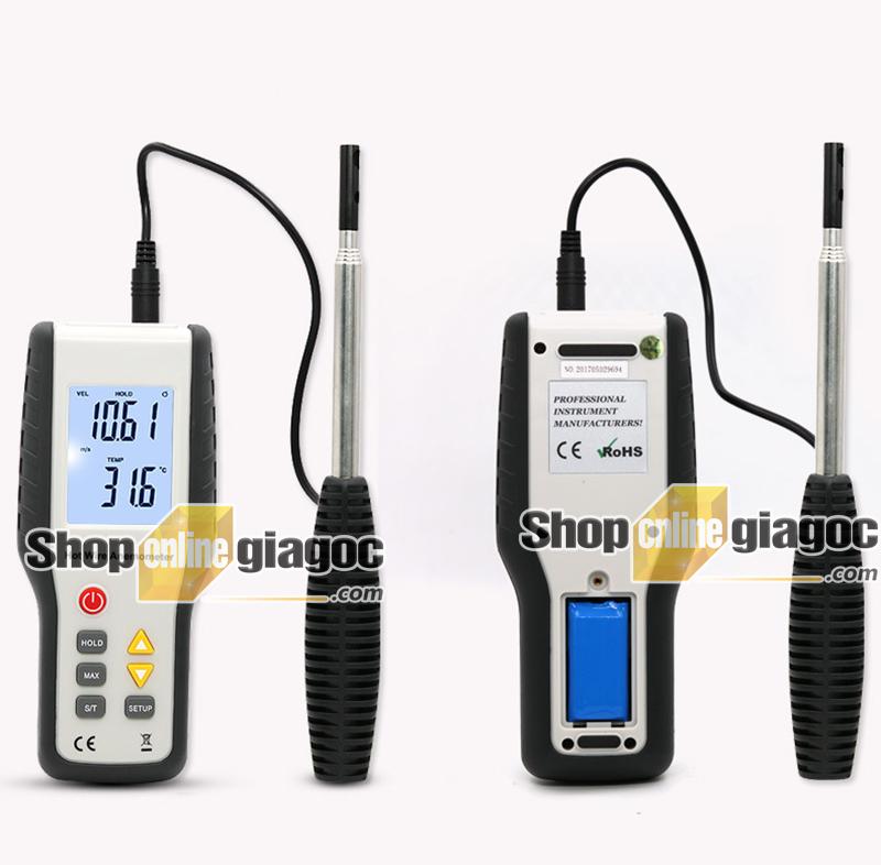 [HCM] Máy Đo Tốc Độ Lưu Lượng Gió Nhiệt Độ Gió HT9829