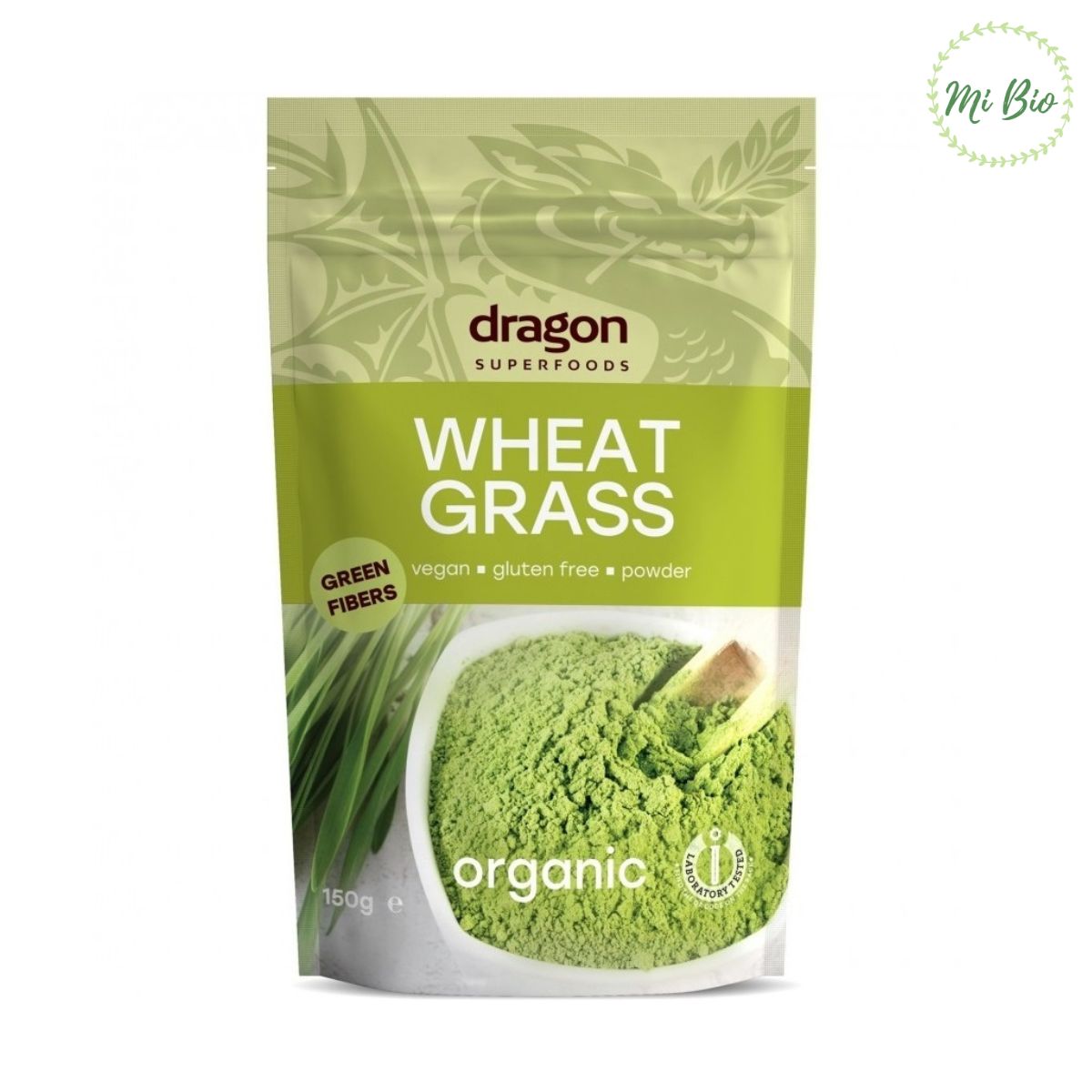 Bột cỏ lúa mì hữu cơ 150gr - Dragon Superfoods