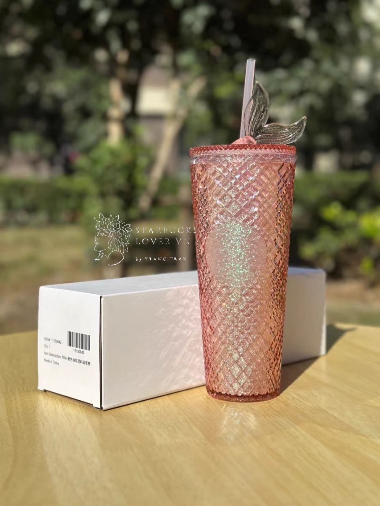 |chính hãng| ly starbucks tail scales size khủng 24oz