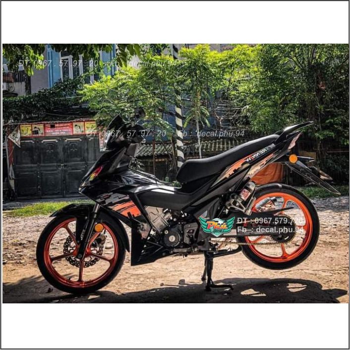 Tem rời Winner đen nhám City Mới (B)