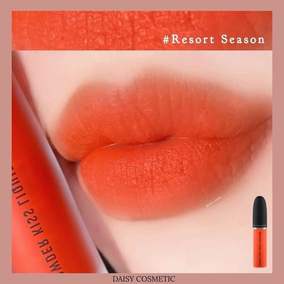 Son MAC Kem Lì Powder Kiss.